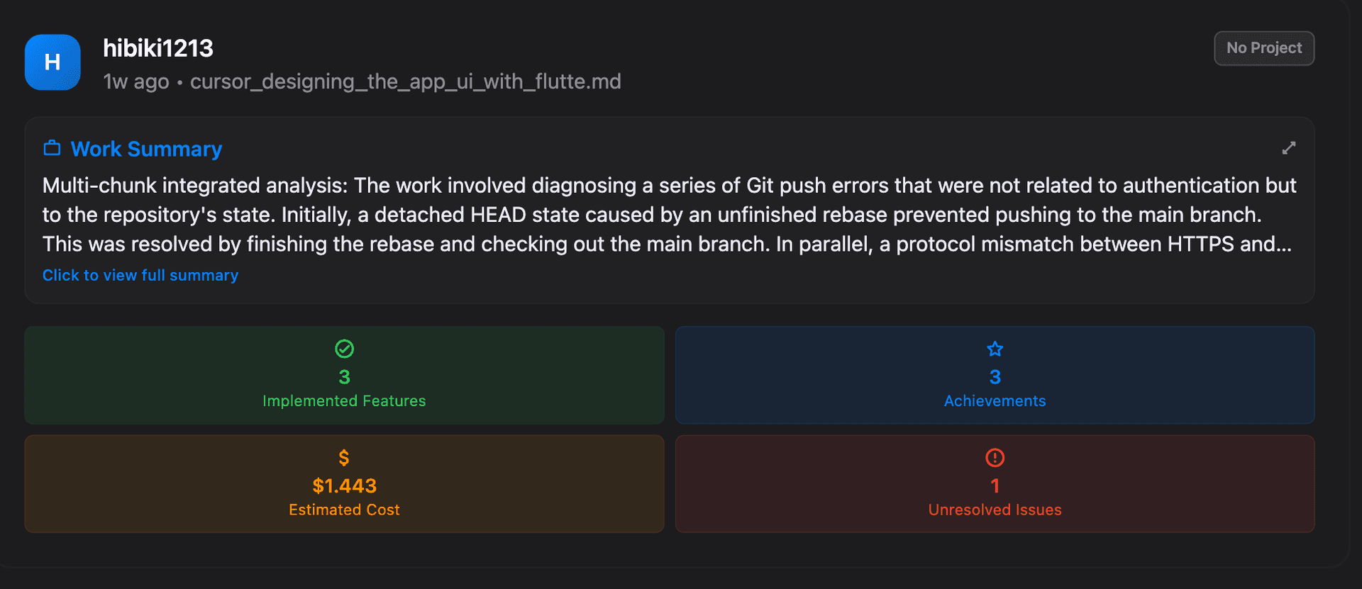 AI Chat Analysis Demo